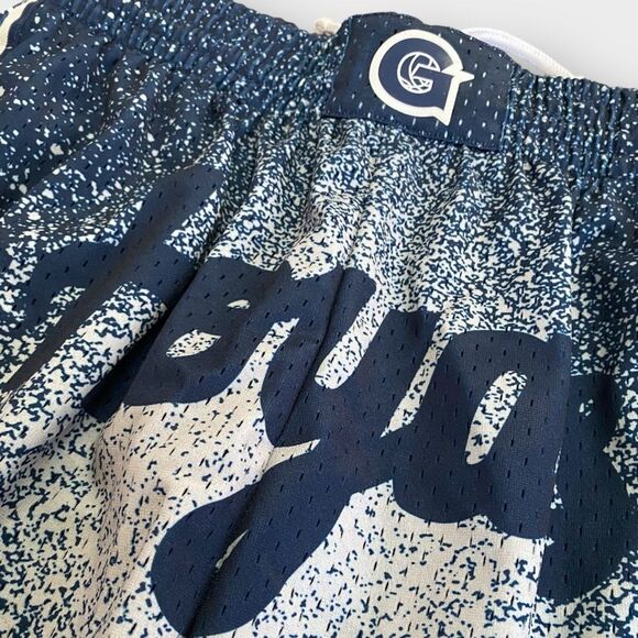 Mitchell & Ness Georgetown Hoyas NCAA Spray Paint Swingman Shorts Mens size M - Picture 4 of 10